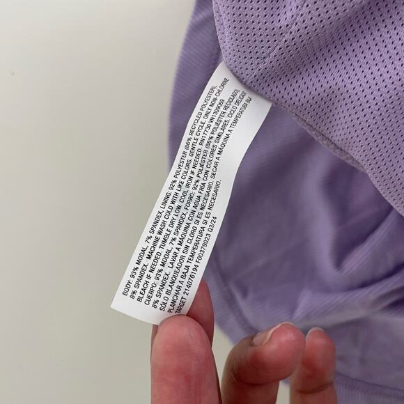 All In Motion Rib Racerback Crop Tank Top Size Large - Picture 7 of 8